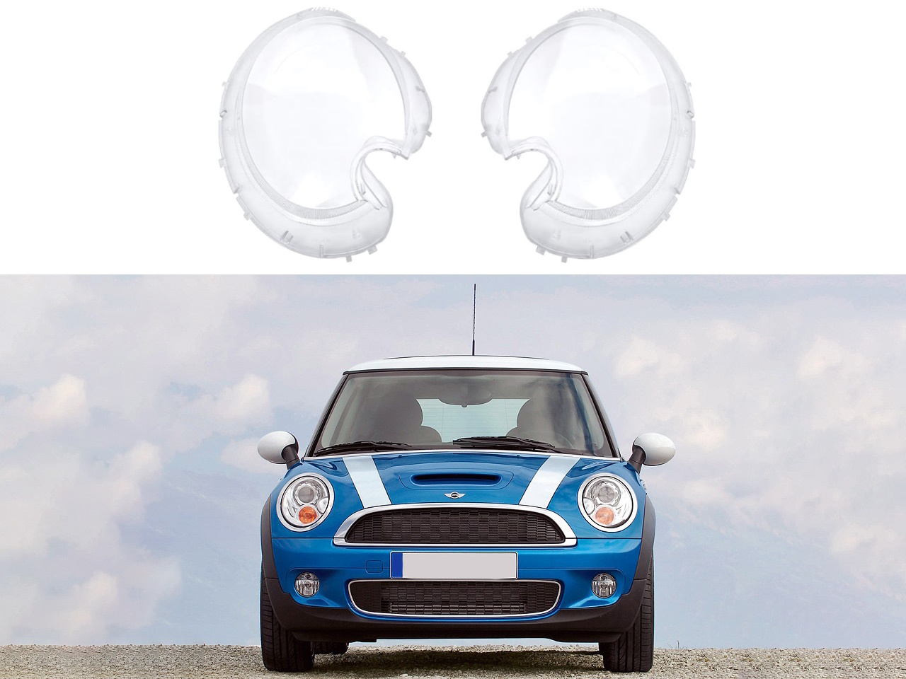 Стъкла за фарове на Mini Clubman R55 - Xenon