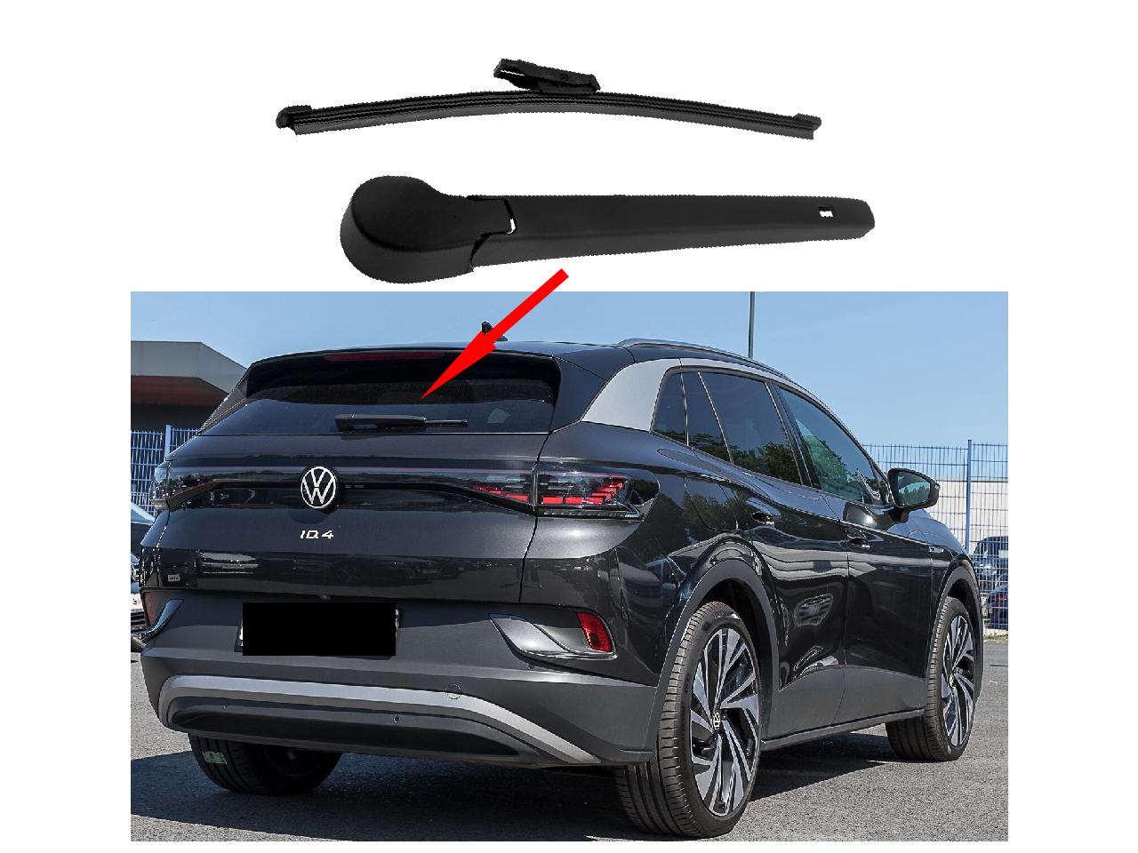Задно рамо с чистачка за Volkswagen ID.4