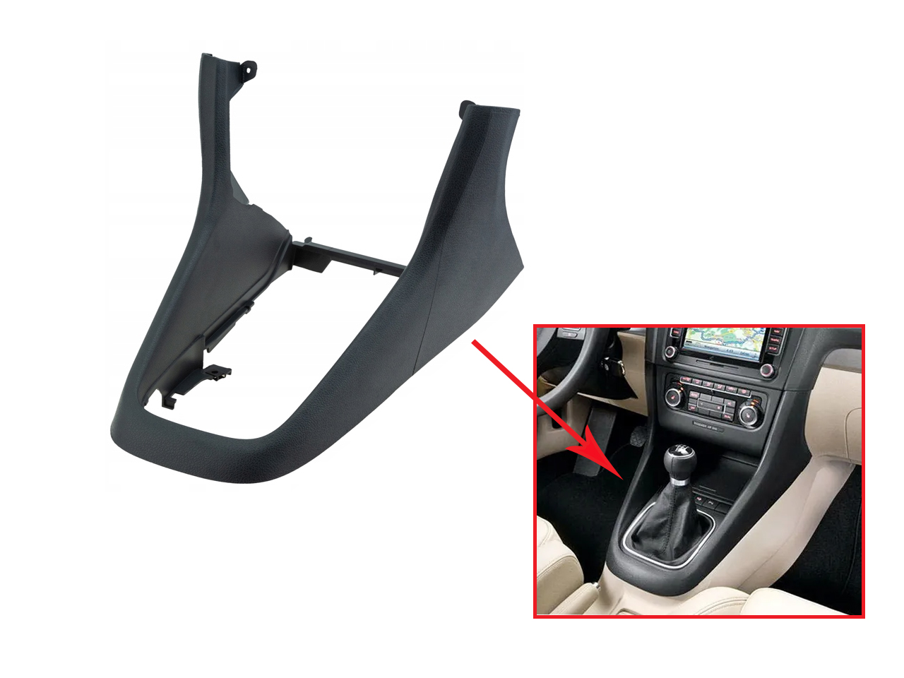 Рамка за централна конзола за VW Golf 6