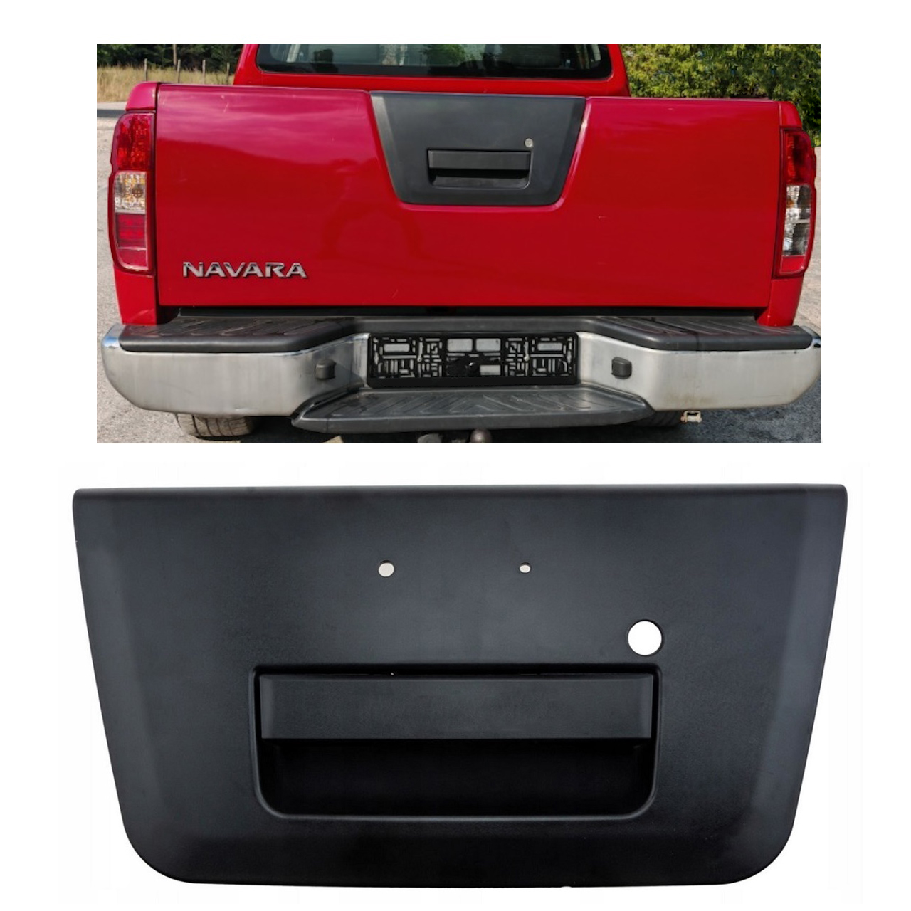 Външна дръжка за багажник на Nissan Navara D40 Външна дръжка за багажник на Nissan Navara D40