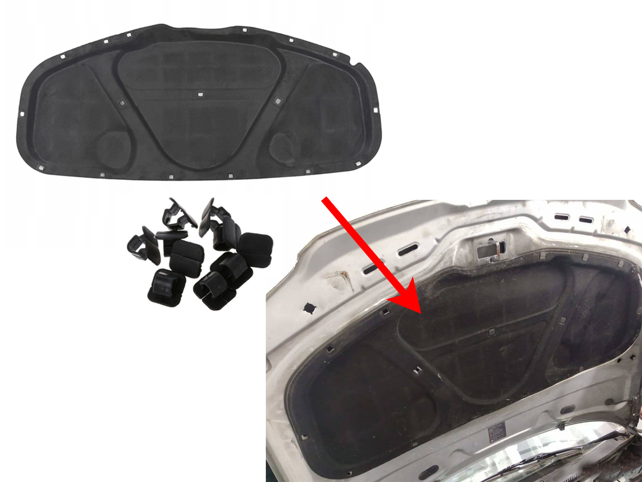 Изолация за преден капак на VW Passat B5.5
