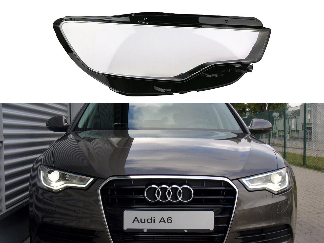 Стъкло за фар на Audi A6 C7