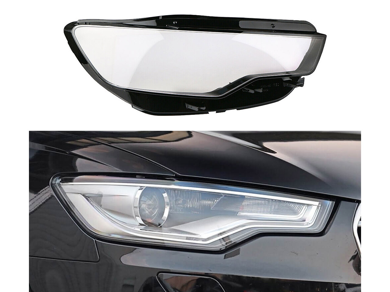 Стъкло за фар на Audi A6 C7