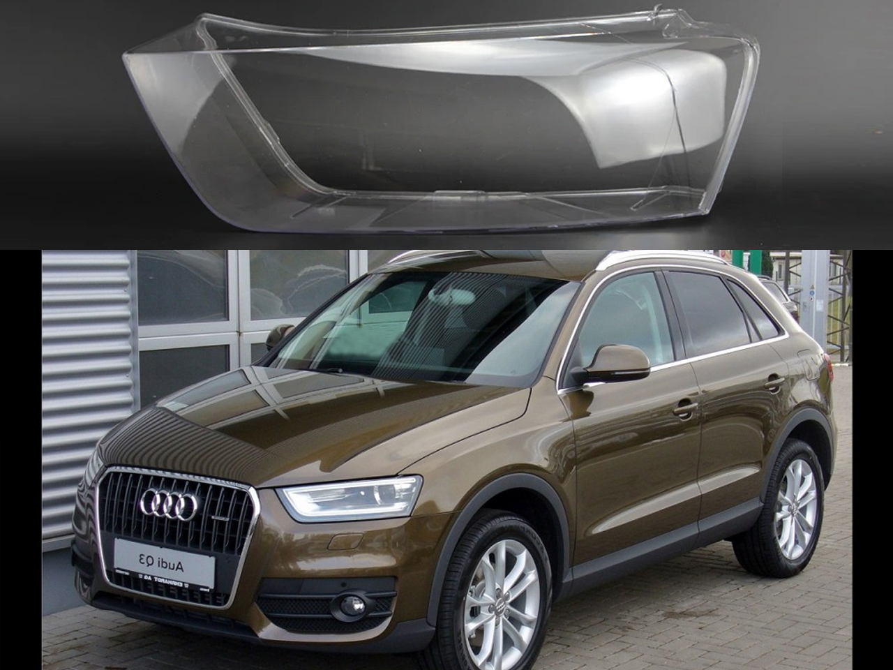 Стъклo за фар на Audi Q3 8U