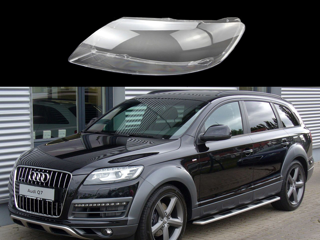 Стъклo за фар на Audi Q7 4L