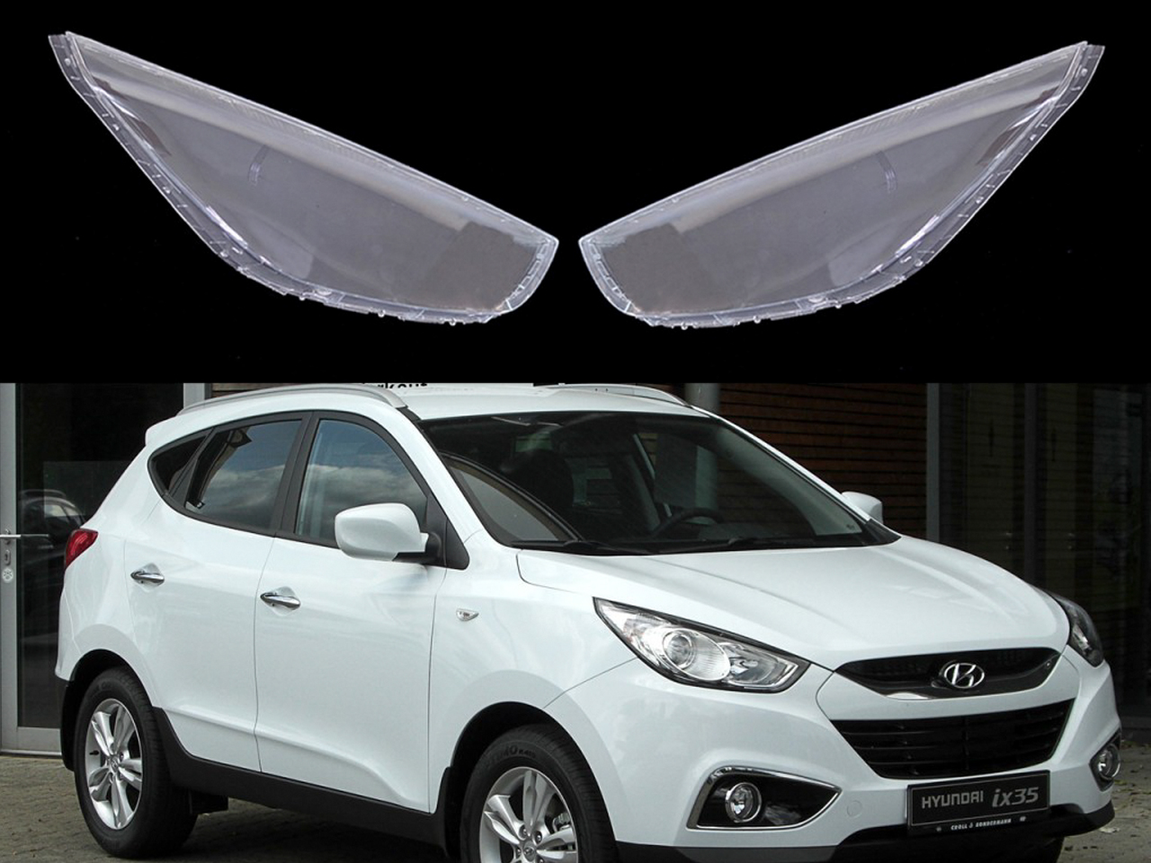 Стъкла за фарове на Hyundai Tucson 2 Стъкла за фарове на Hyundai Tucson 2