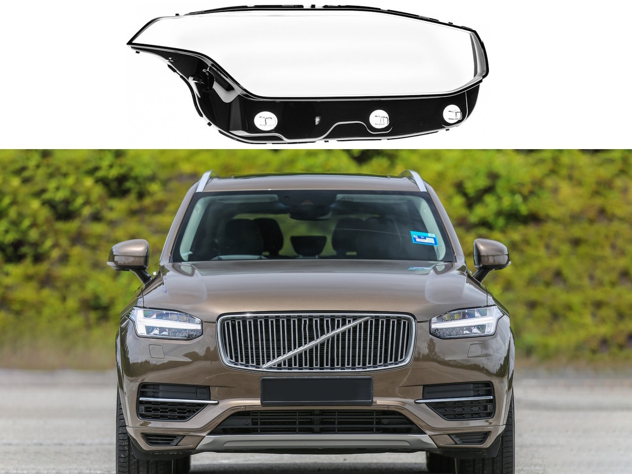 Стъклo за фар на Volvo XC90 MK1