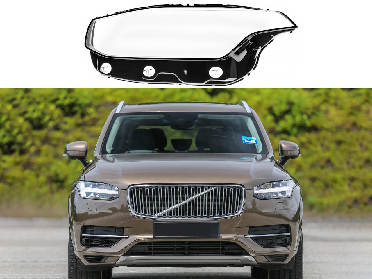Стъклo за фар на Volvo XC90 MK1