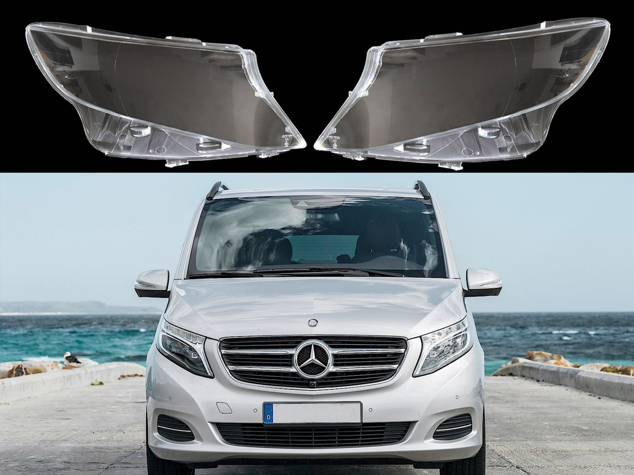 Стъкла за фарове на Mercedes Vito W447