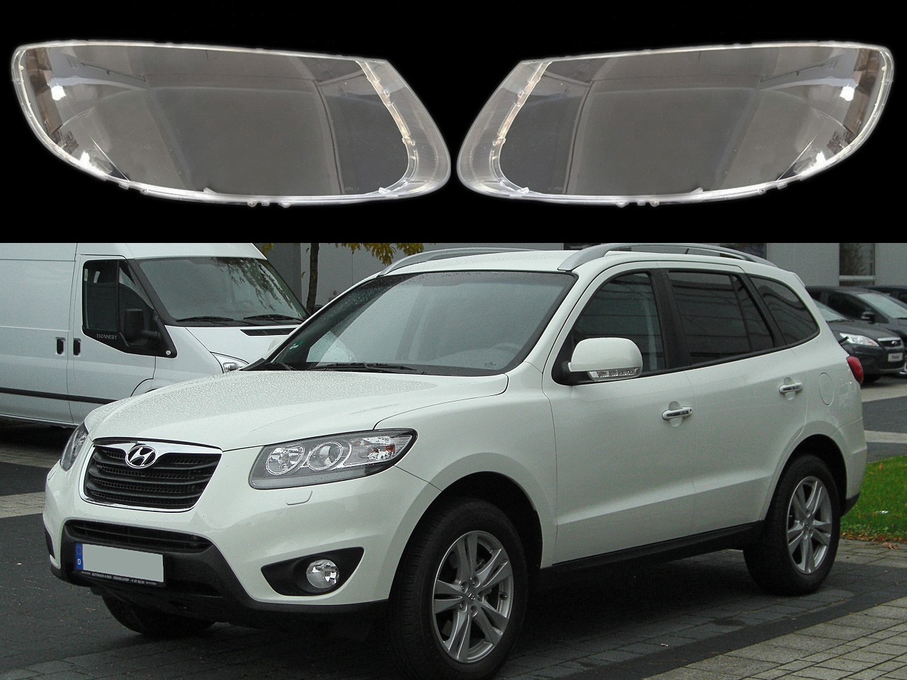 Стъкла за фарове на Hyundai Santa Fe Стъкла за фарове на Hyundai Santa Fe