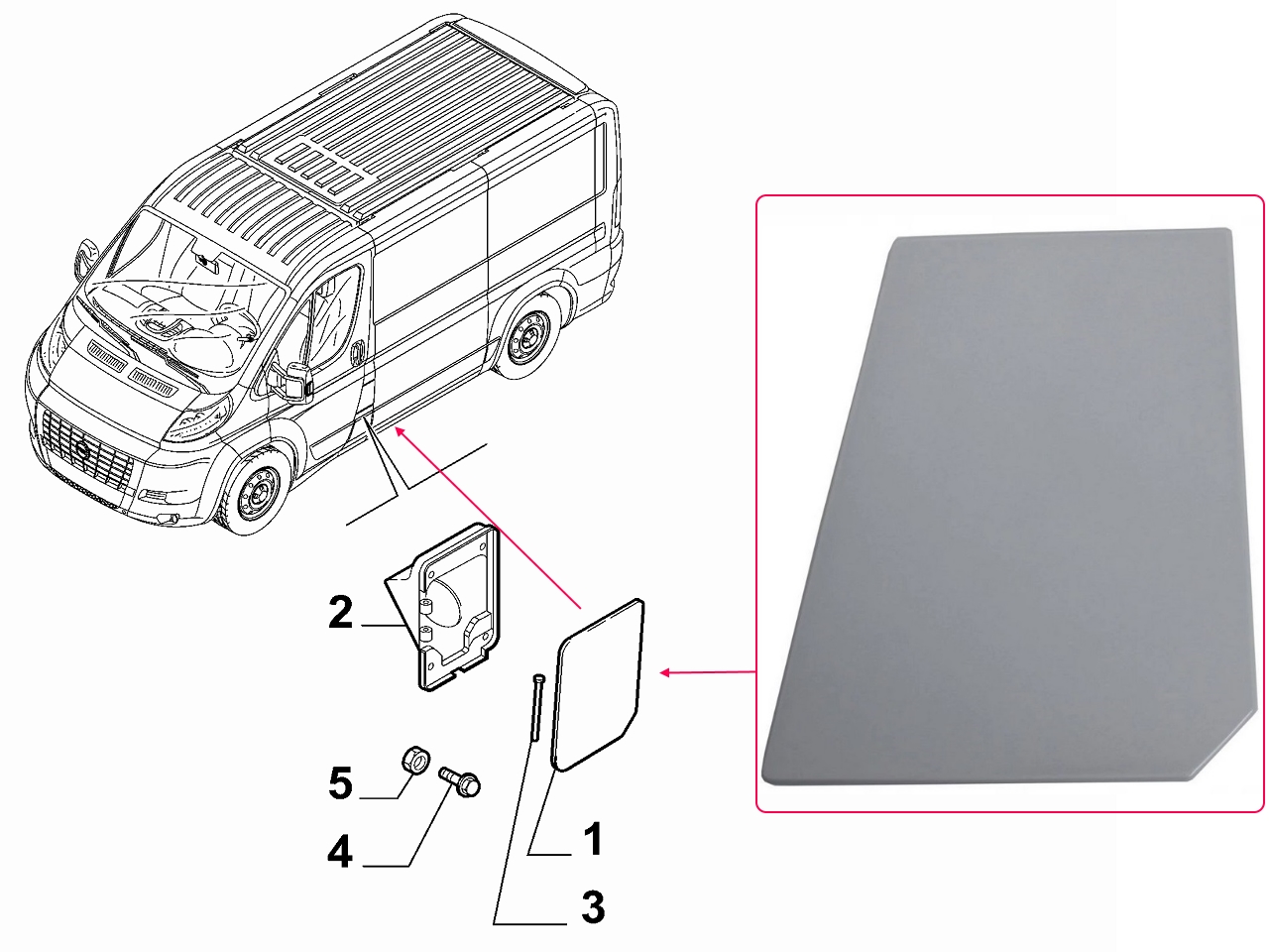 Капачка за резервоар на Fiat Ducato 3 Капачка за резервоар на Fiat Ducato 3