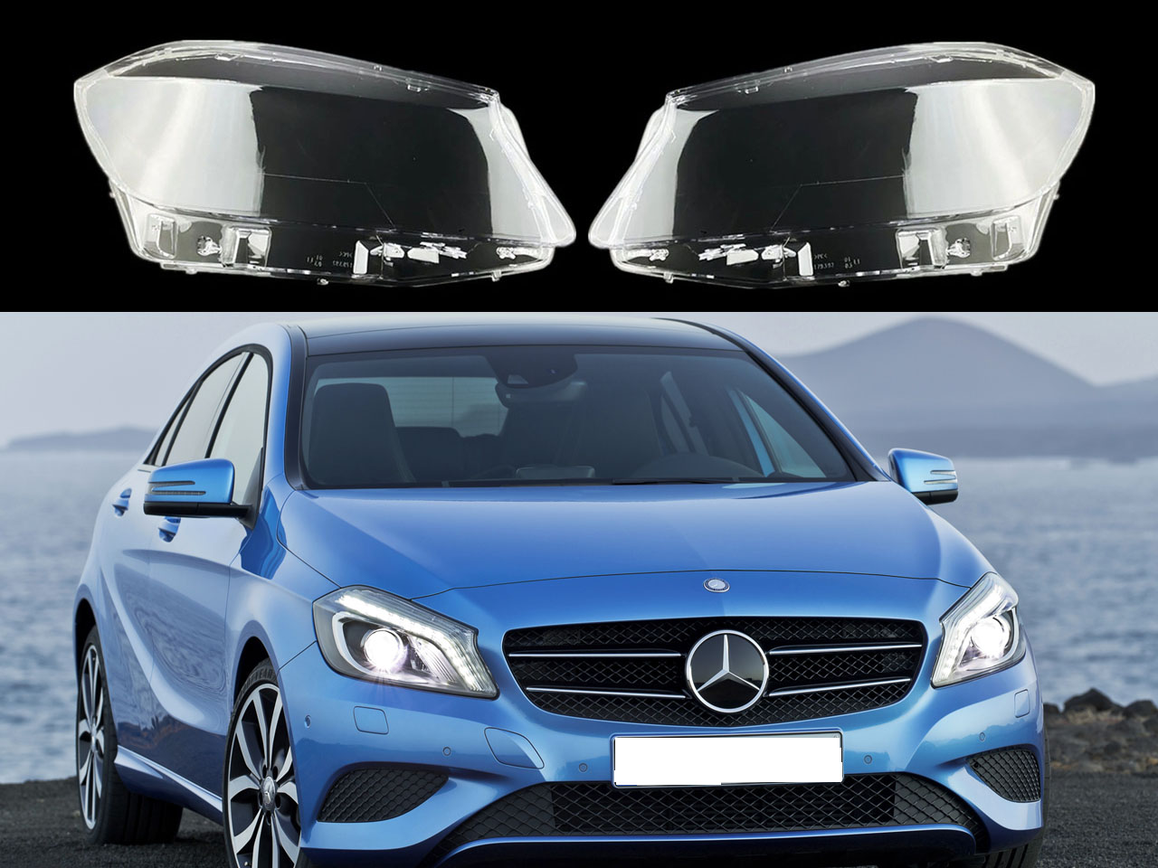 Стъкла за фарове на Mercedes A-Class W176