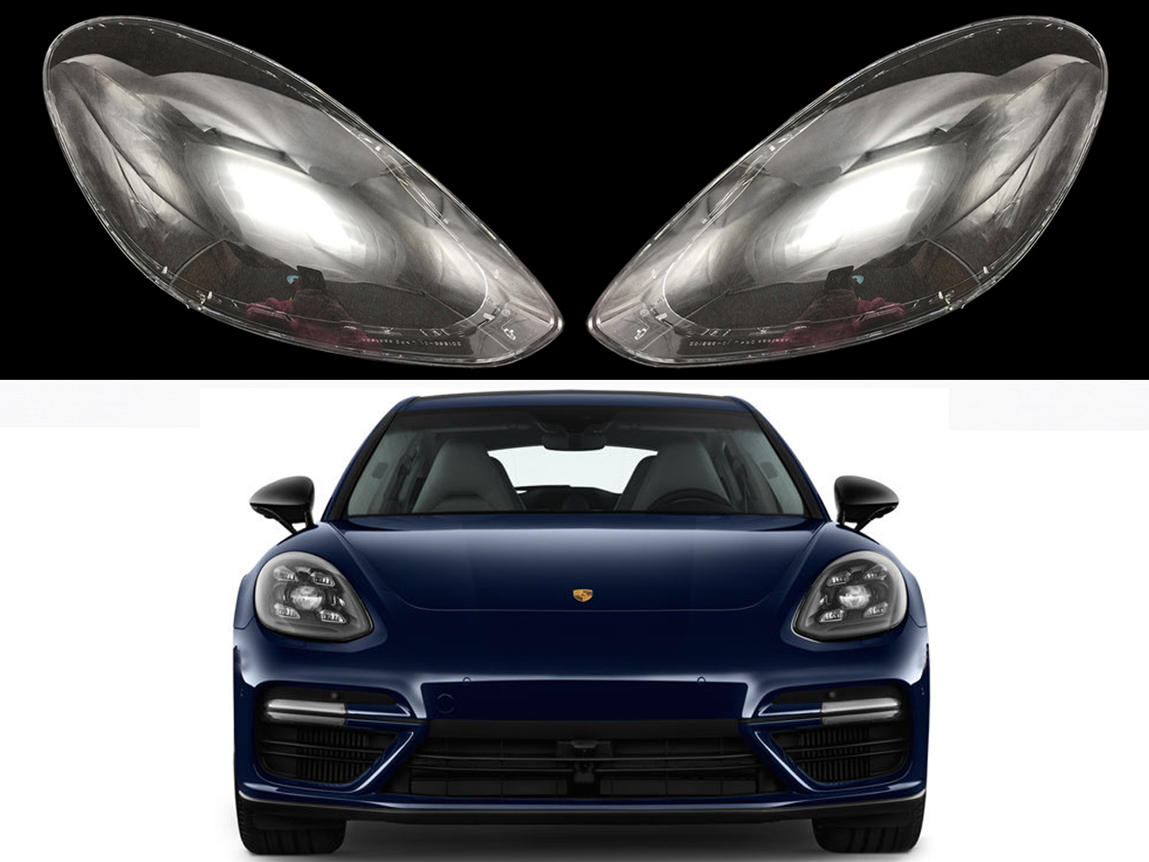 Стъкла за фарове на Porsche Panamera 971 MK2