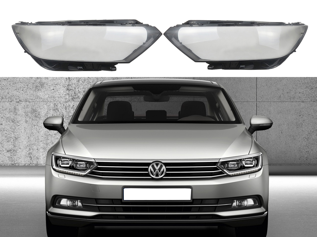 Стъкла за фарове на VW Passat B8