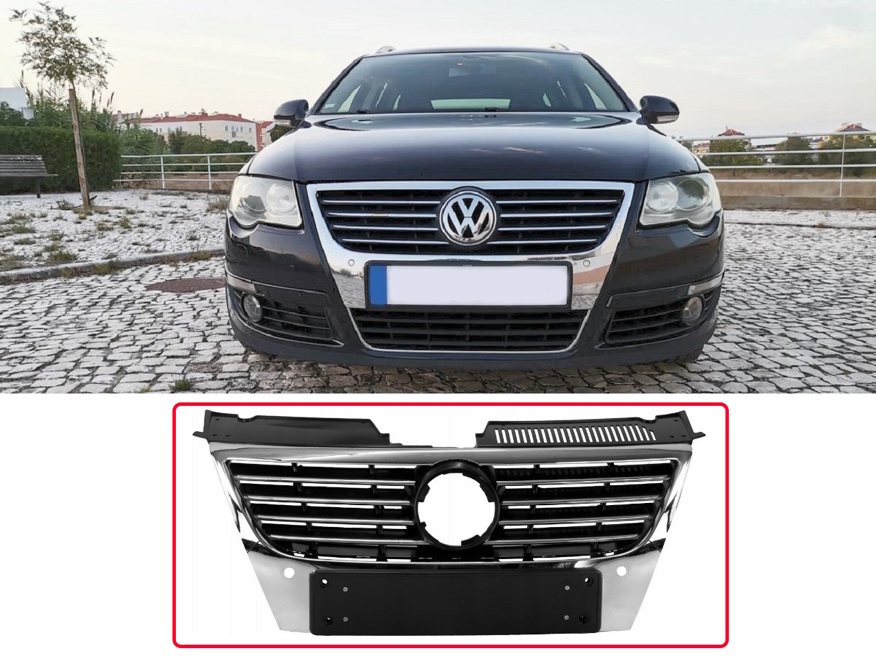 Предна решетка за VW Passat B6 Предна решетка за VW Passat B6