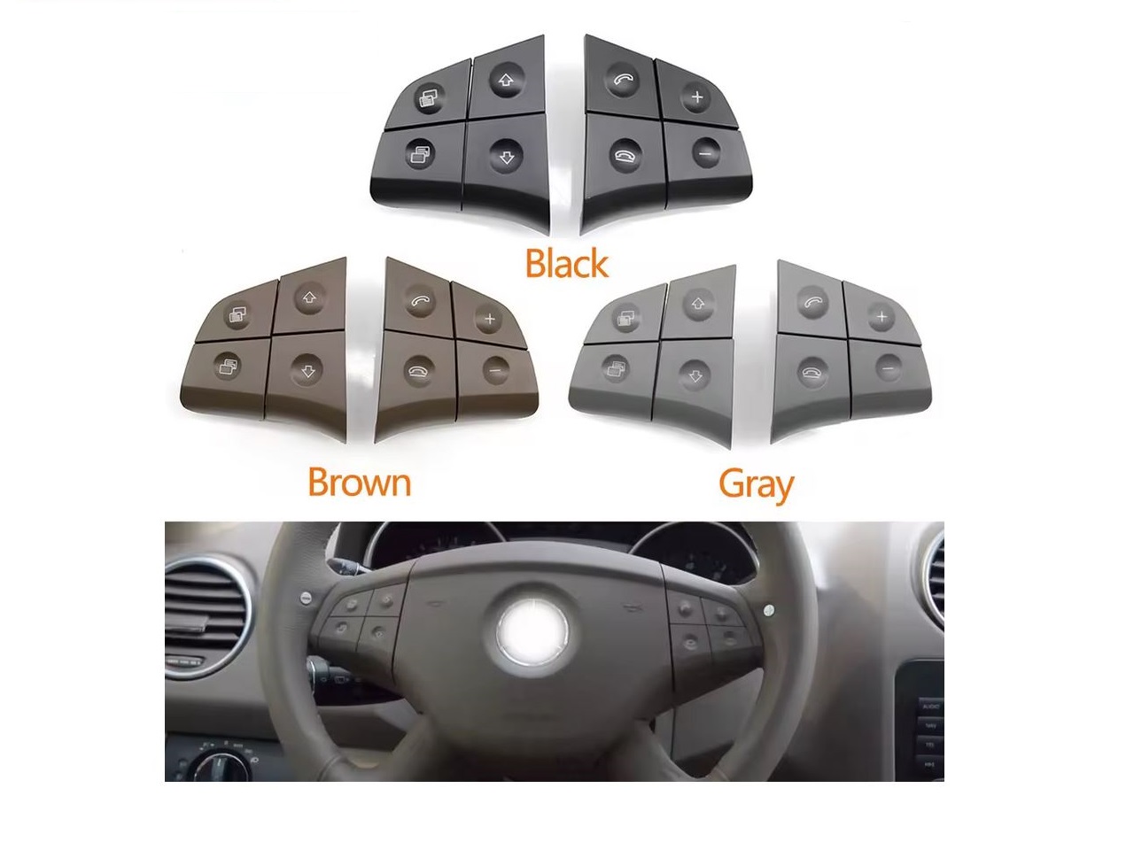 Капачета за волан на Mercedes R-Class W251 Pre-Face