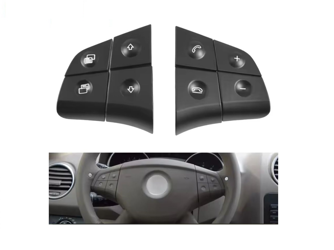 Капачета за волан на Mercedes B-Class W245 Pre-Face