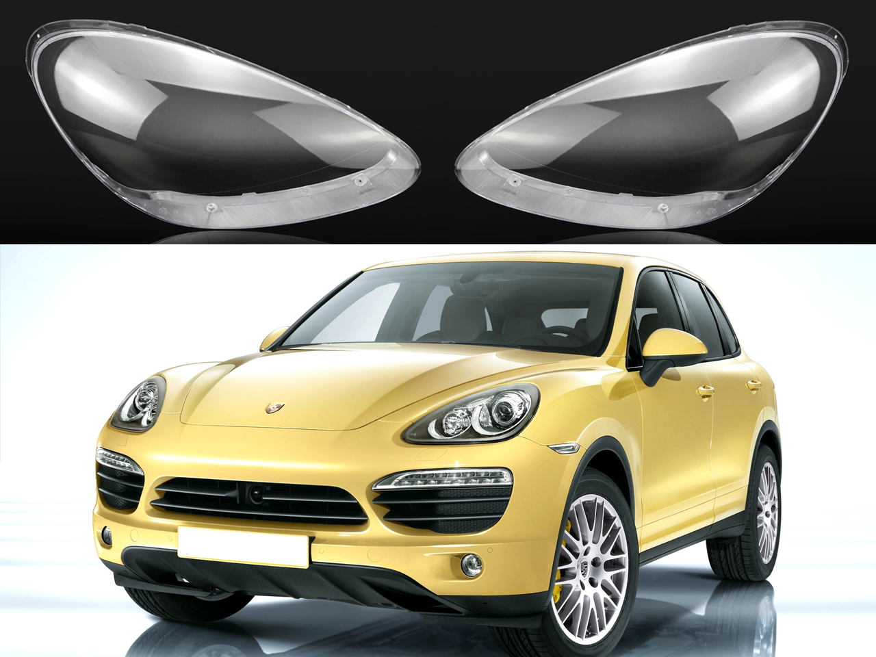 Стъкла за фарове на Porsche Cayenne MK2