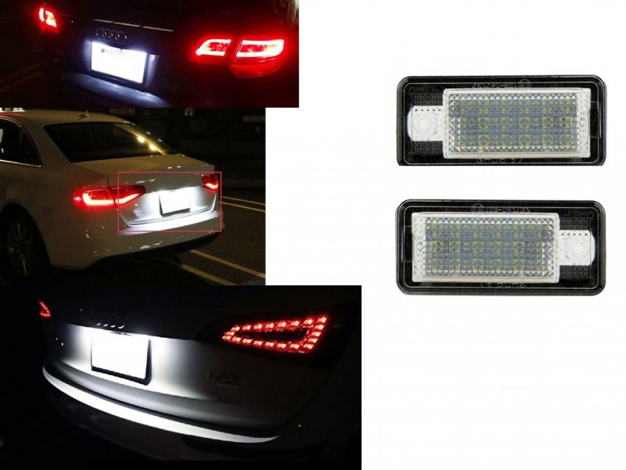 Плафон ( LED ) за осветление на регистрационен номер Audi A4 B6