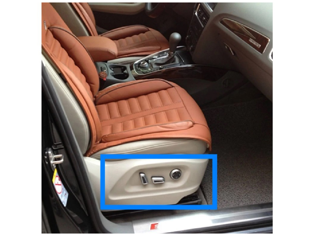 Капачета (копчета) на бутон за седалка Audi Q3 8U